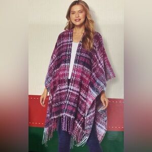 Woolrich Cozy Knit Blanket Wrap New with tag